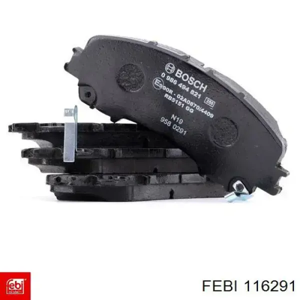 Колодки Febi 116291 цена, от 32.13 USD