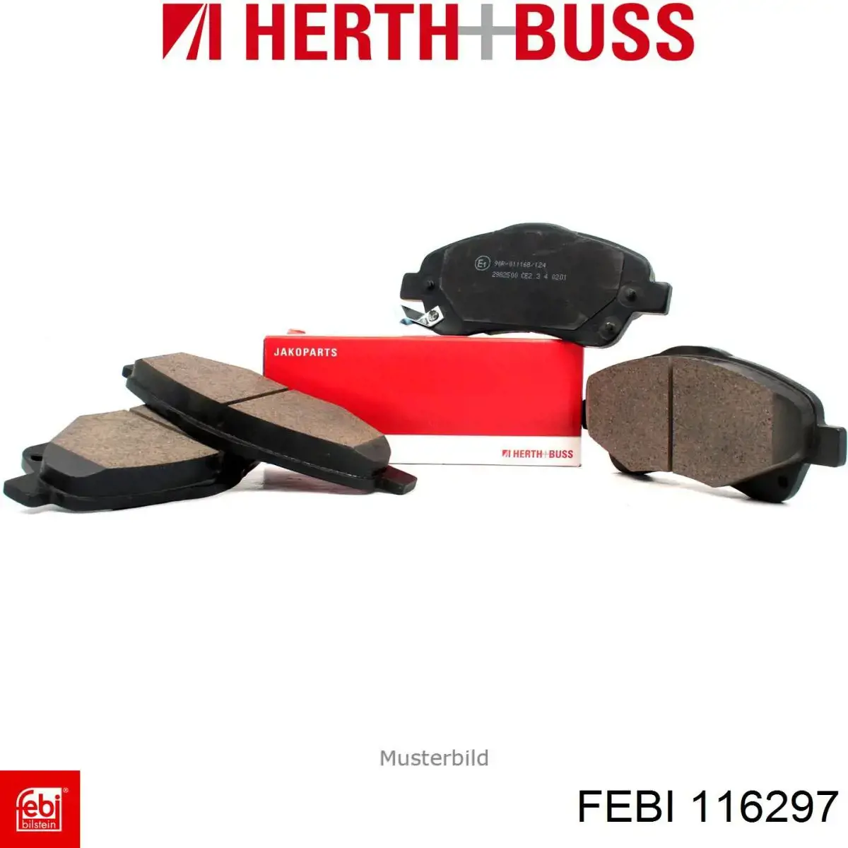 Колодки Febi 116297 цена, от 28.29 USD