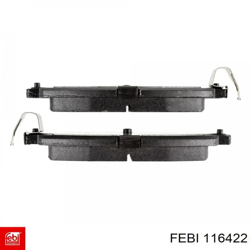 Колодки дисковые  Febi 116422 цена, от 28.36 USD