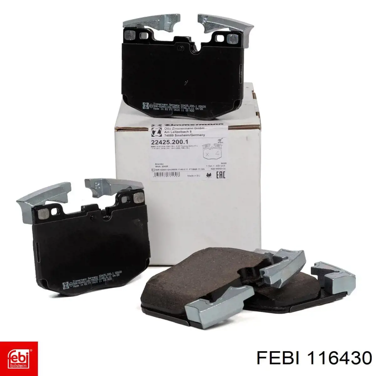 Купить 116430 Febi Колодки тормозные