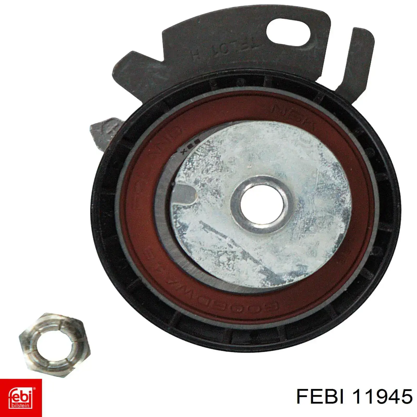 Ролик натяжителя ремня газораспределения Febi 11945 цена, от 22.09 USD