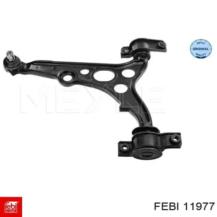 Левый рычаг передней нижней подвески Febi 11977 цена, от 44.58 USD
