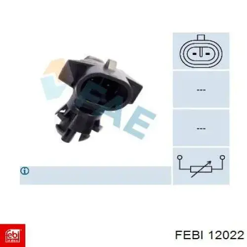 Подушка (опора) двигателя задняя правая 12022 Febi