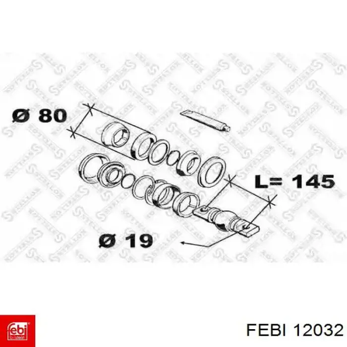 Болт головки блока цилиндров, ГБЦ Febi 12032 цена, от 27.36 USD