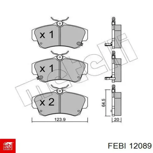 Подшипник опоры амортизатора Febi 12089