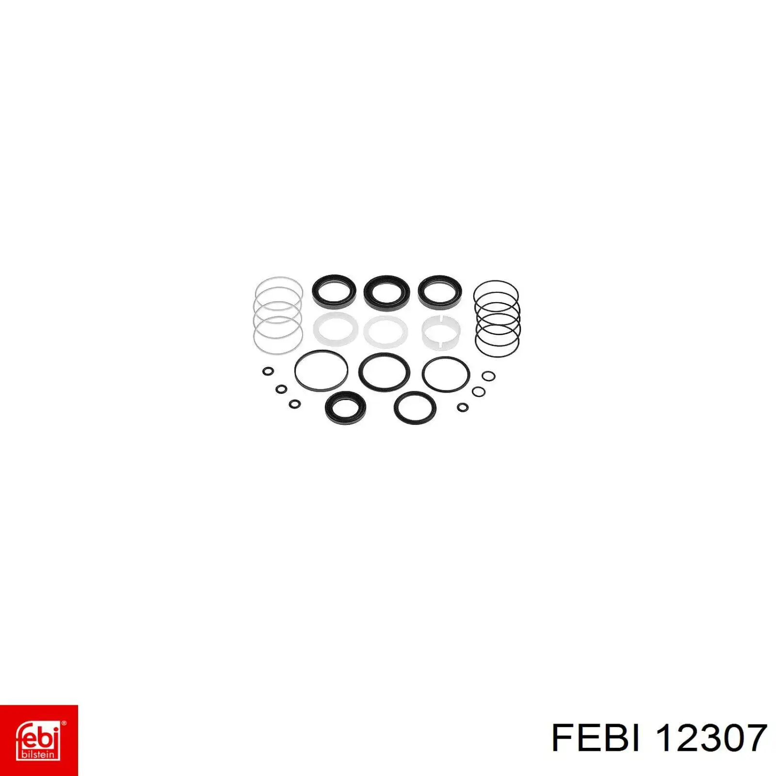 Ремкомплект рулевой рейки (механизма), (ком-кт уплотнений) FEBI 12307