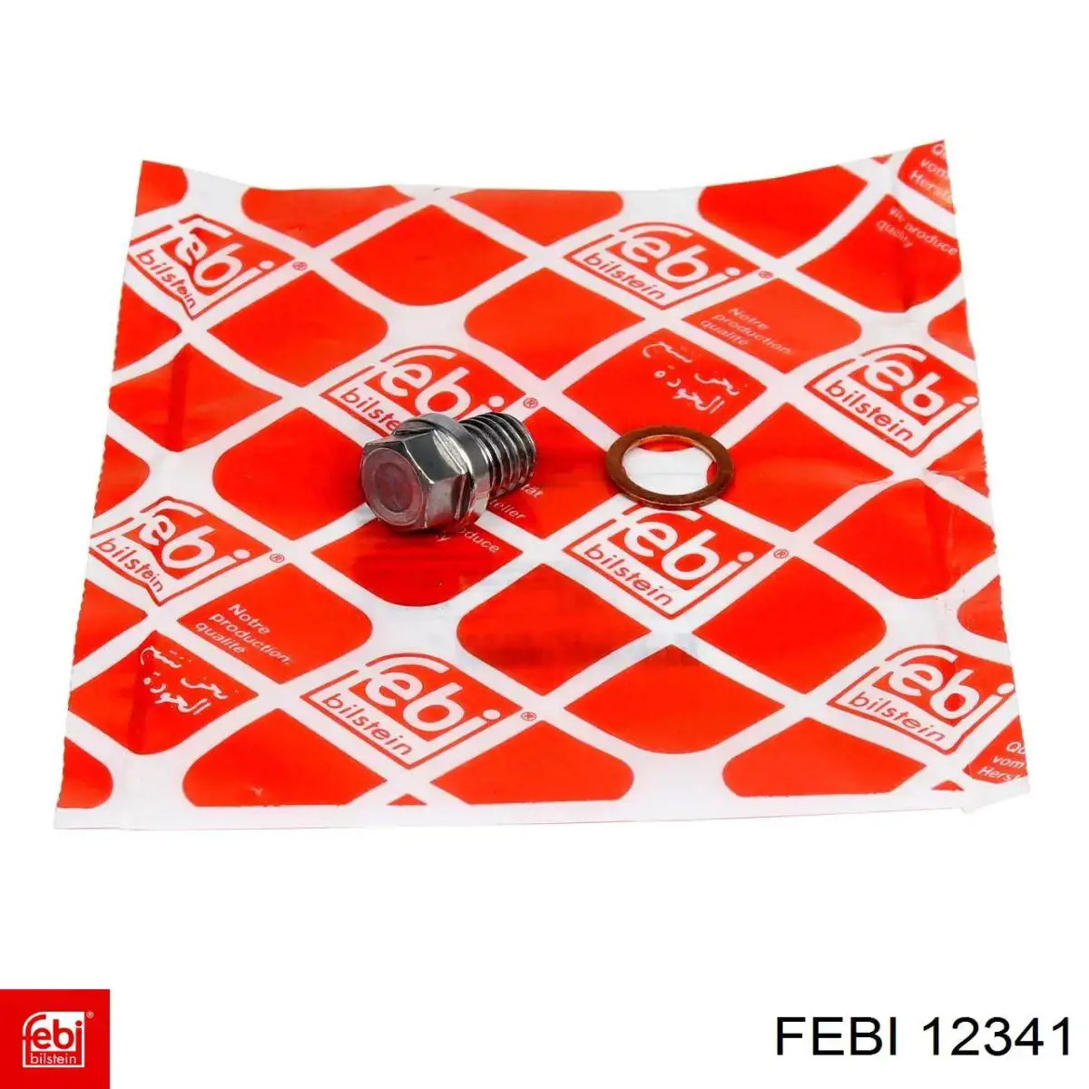 Купить 12341 Febi Пробка поддона двигателя
