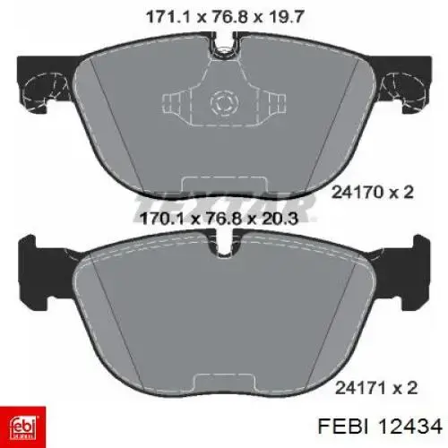 Прокладка крышки двигателя Febi 12434 цена, от 4.03 USD