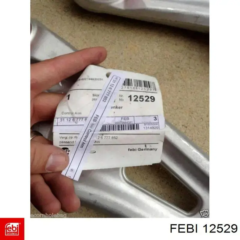 Правый рычаг передней нижней подвески Febi 12529 цена, от 86.97 USD