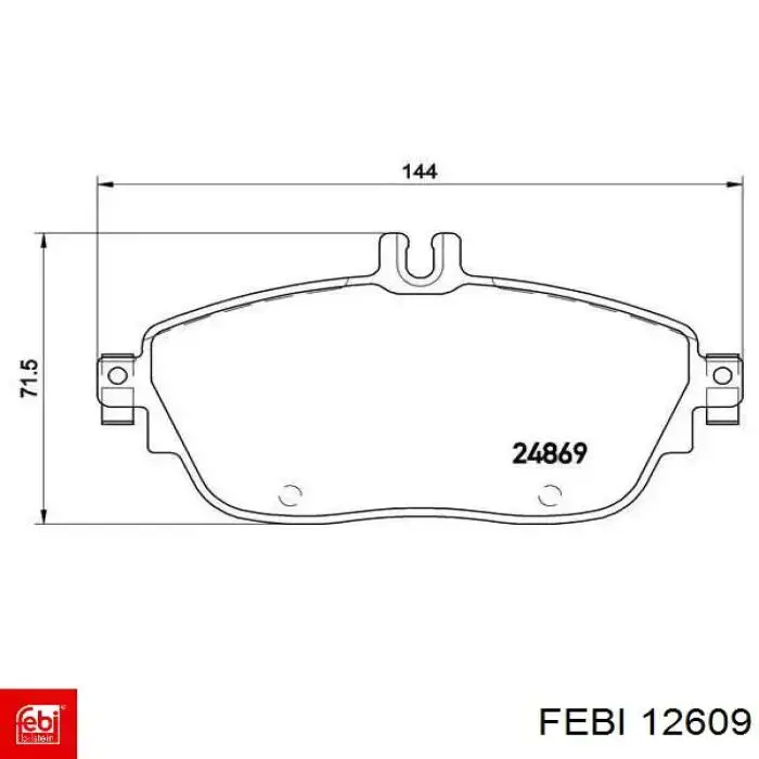 Болт головки блока цилиндров Febi 12609