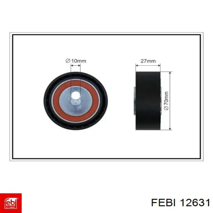 Шланг/патрубок системы охлаждения Febi 12631 цена, от 5.48 USD
