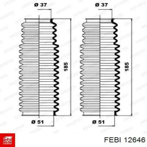 Пыльник тяги Febi 12646 цена, от 5.19 USD