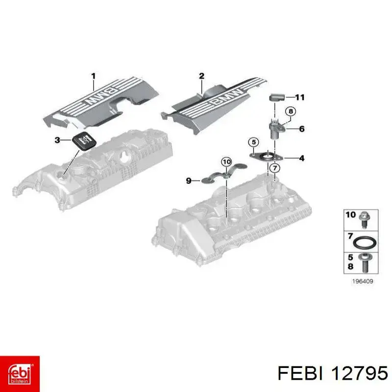 Крышка маслозаливной горловины 12795 Febi