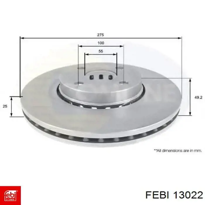 Буфер-отбойник амортизатора переднего + пыльник Febi 13022 цена, от 10.87 USD