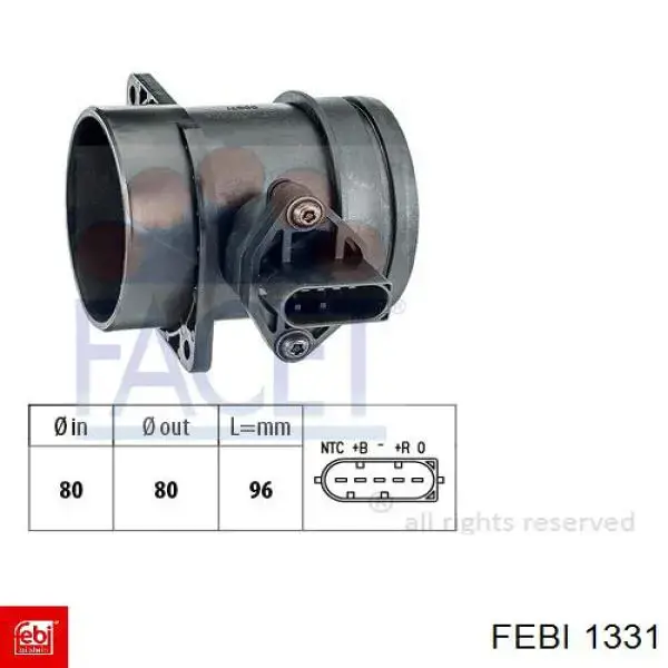 Купить 1331 Febi Опорный подшипник амортизатора