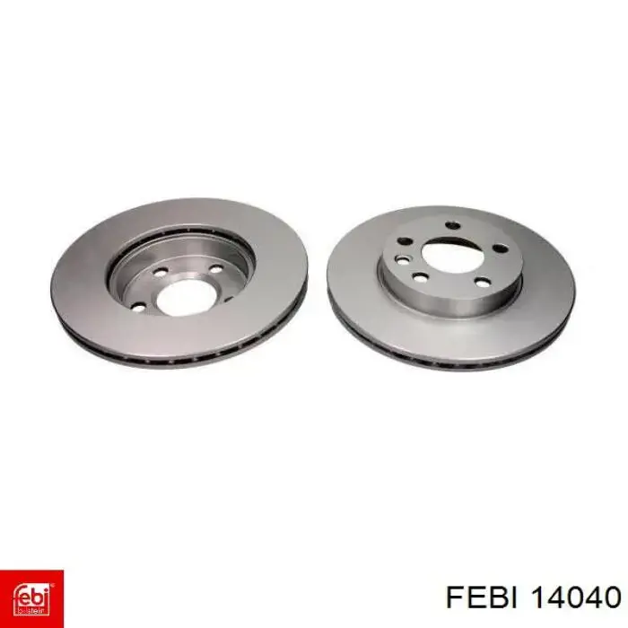 Тормоз дисковый передний Febi 14040 цена, от 1587.60 UAH