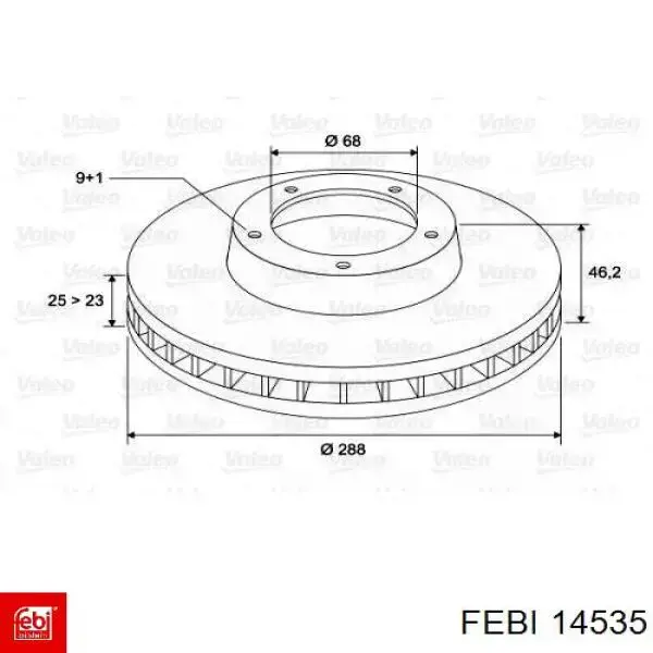 Ступицы задних колес Febi 14535 цена, от 32.34 USD