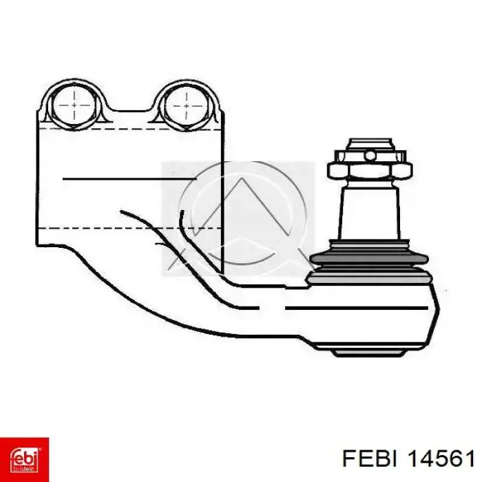Купить 14561 Febi Наконечник рулевой тяги, внешний