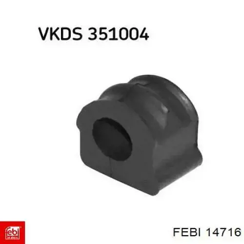 Втулка переднего стабилизатора Febi 14716 цена, от 2.14 USD