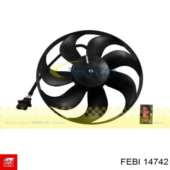 14742 Febi Вентилятор радиатора