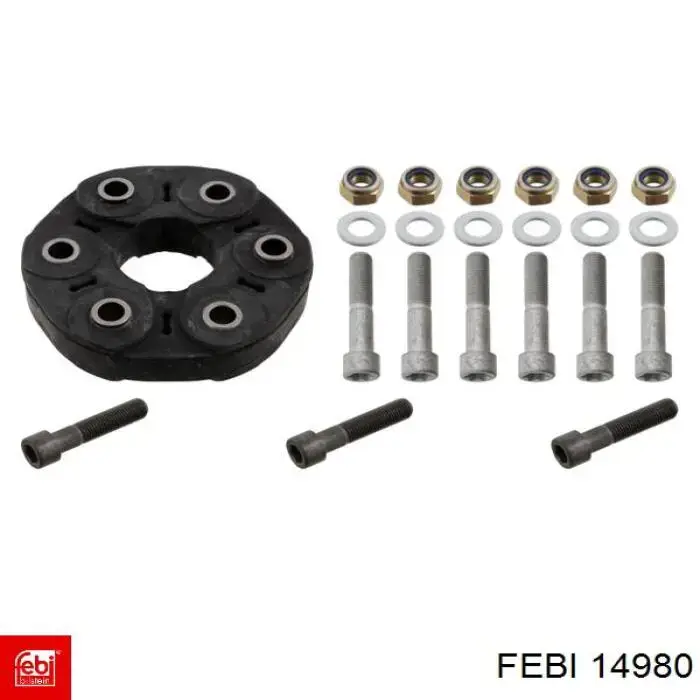 Резиновая муфта кардана Febi 14980 цена, от 76.05 USD