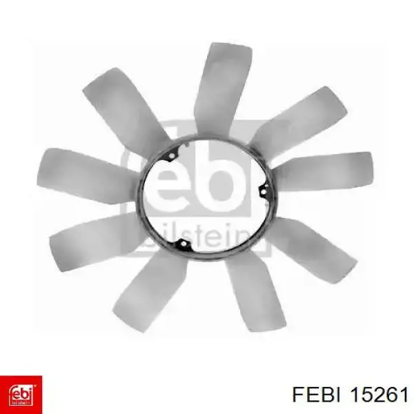 Вентилятор (крыльчатка) радиатора охлаждения Febi 15261