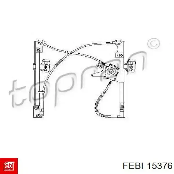 Механизм стеклоподъемника водительской двери Febi 15376 цена, от 36.38 USD