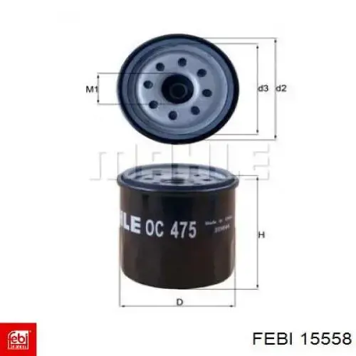 Прокладка ГБЦ 15558 Febi