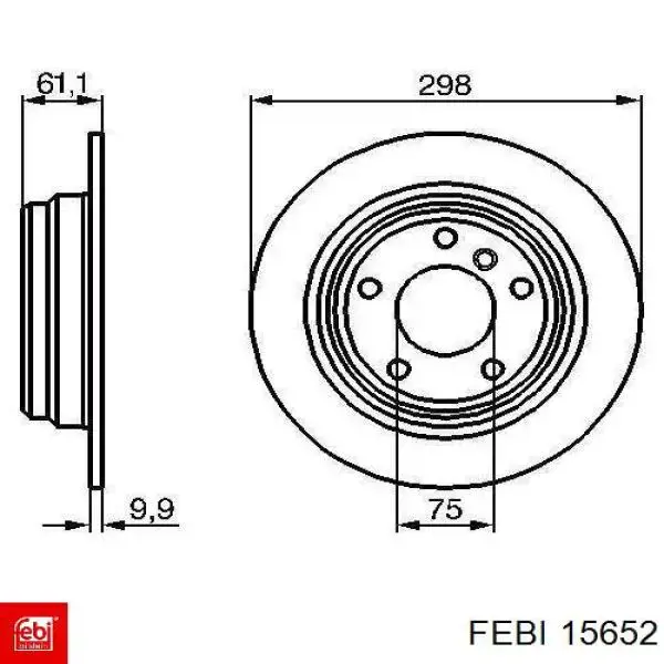 Купить 15652 Febi Правая опора двигателя
