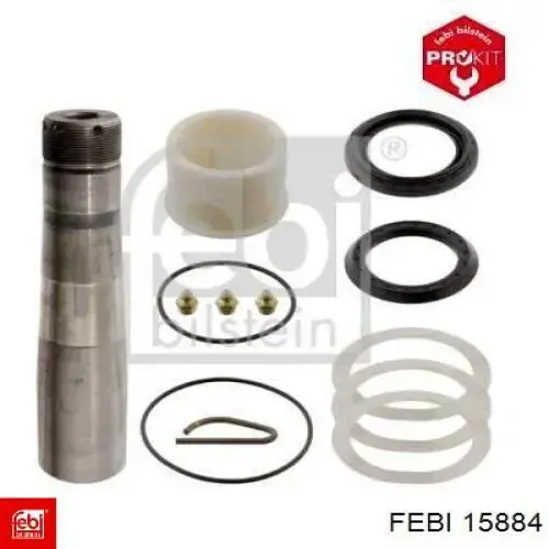 Ремкомплект шкворня поворотного кулака Febi 15884 цена, от 51.13 USD