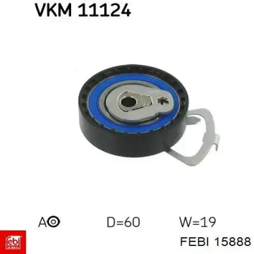 Ролик ГРМ 15888 Febi