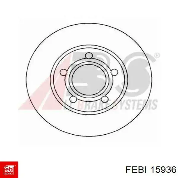 Наконечник продольной рулевой тяги Febi 15936 цена, от 19.77 USD