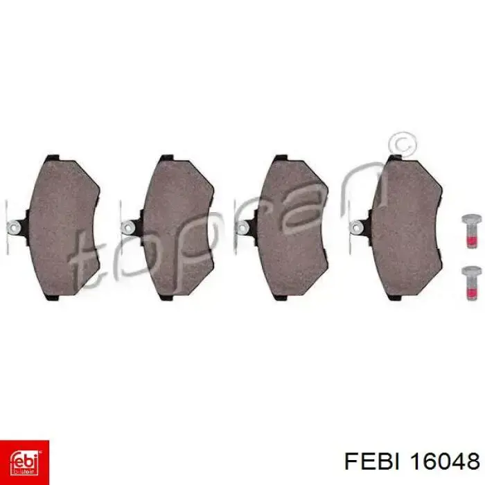 Колодки Febi 16048 цена, от 21.45 USD