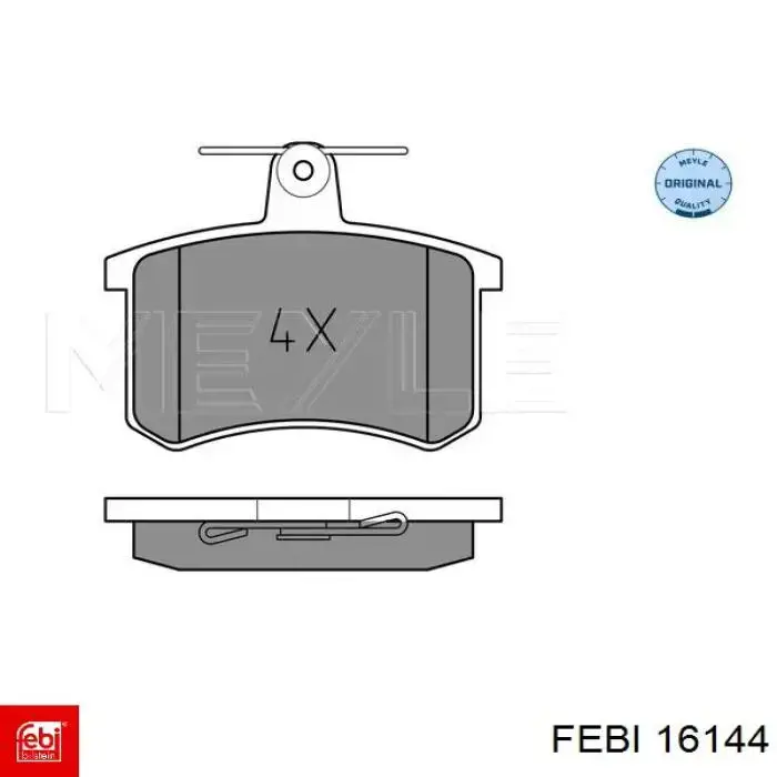 Колодки дисковые  Febi 16144 цена, от 18.62 USD