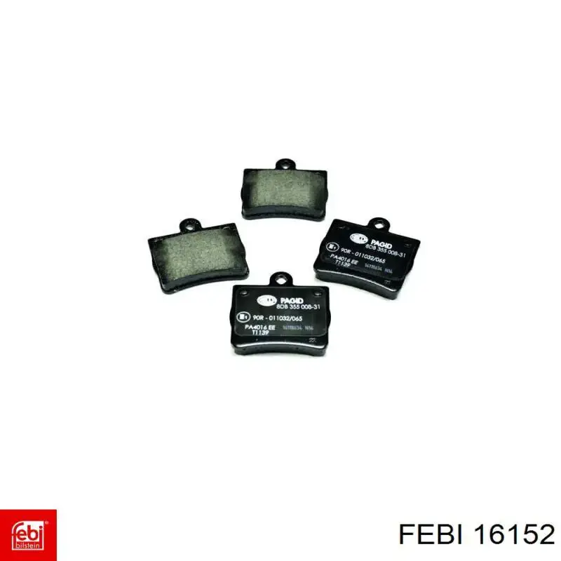 Колодки дисковые  Febi 16152 цена, от 16.68 USD