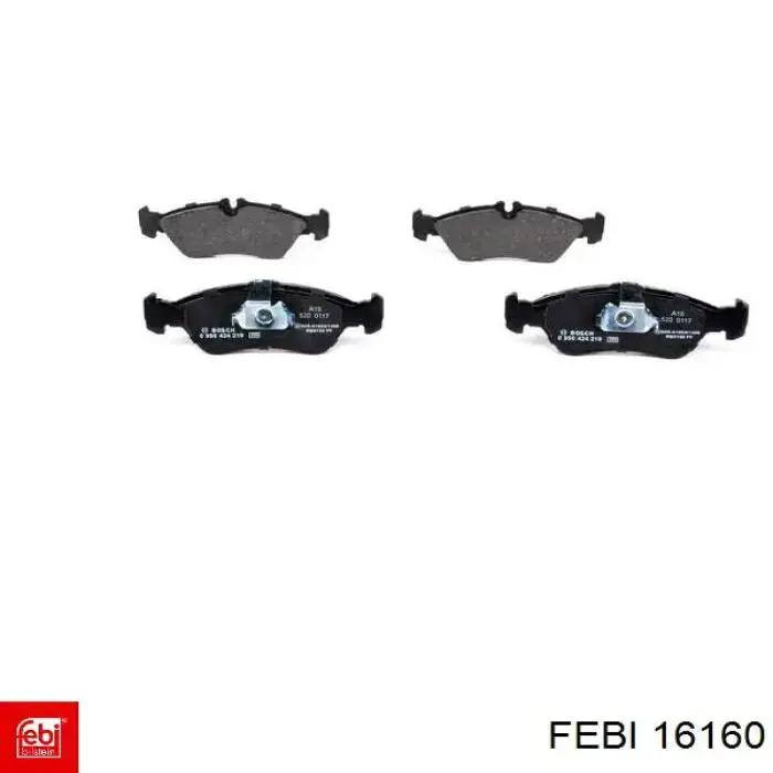Колодки дисковые  Febi 16160 цена, от 24.43 USD