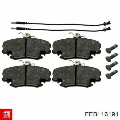 Купить 16191 Febi Колодки тормозные