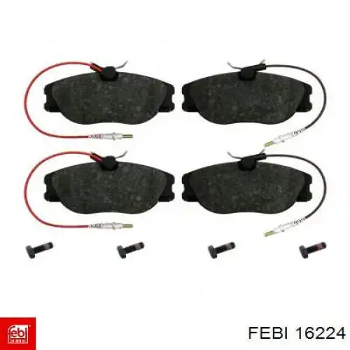 Колодки Febi 16224 цена, от 16.91 USD