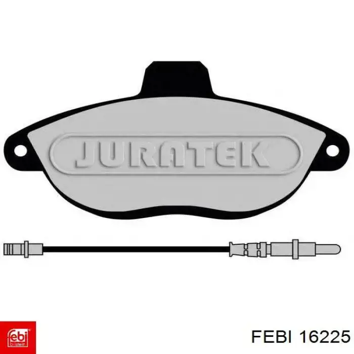 Колодки Febi 16225 цена, от 21.20 USD