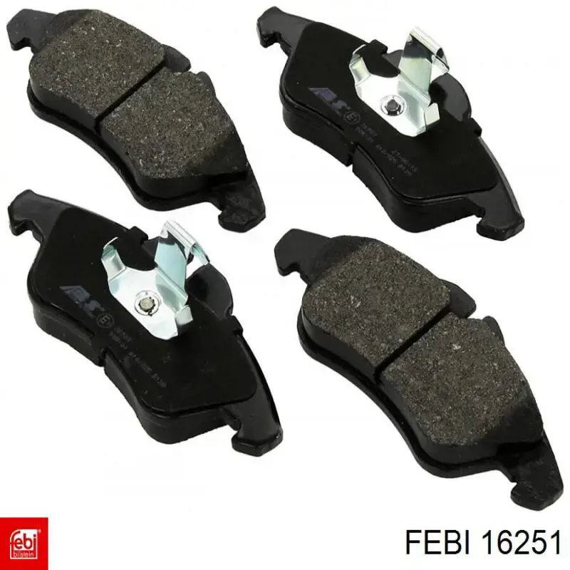 Колодки Febi 16251 цена, от 29.59 USD