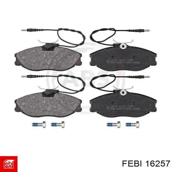 16257 Febi Колодки передние