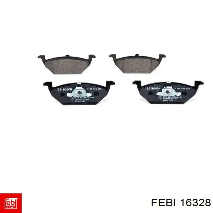 Колодки Febi 16328 цена, от 22.62 USD