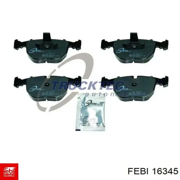 Колодки Febi 16345 цена, от 35.44 USD