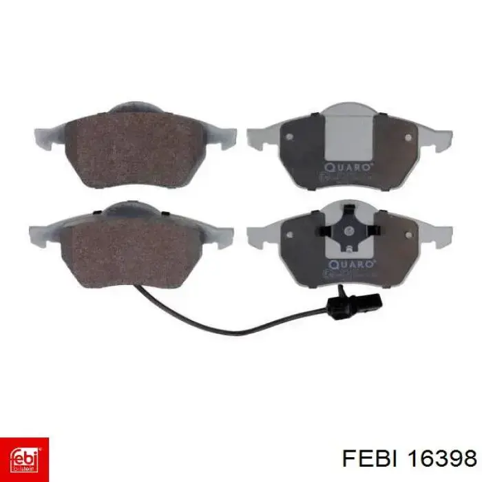 Купить 16398 Febi Колодки тормозные