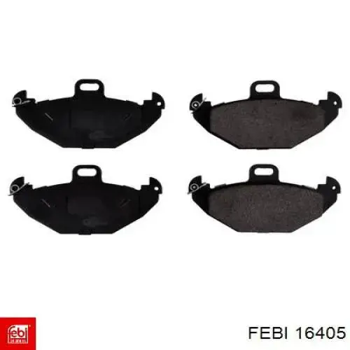 Колодки дисковые  Febi 16405 цена, от 16.38 USD