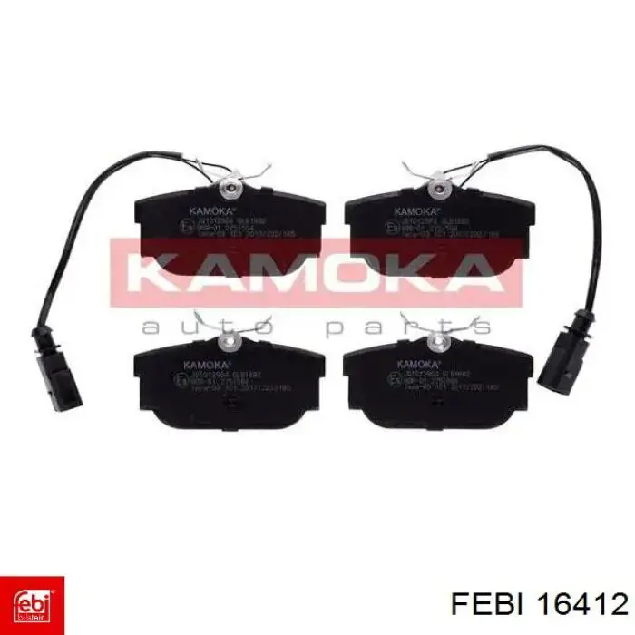 Колодки дисковые  Febi 16412 цена, от 17.93 USD