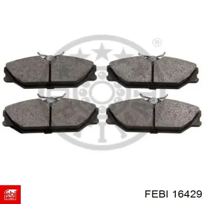 Купить 16429 Febi Колодки тормозные