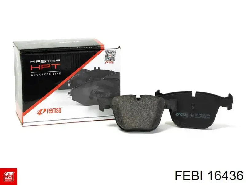 Колодки дисковые  Febi 16436 цена, от 32.65 USD