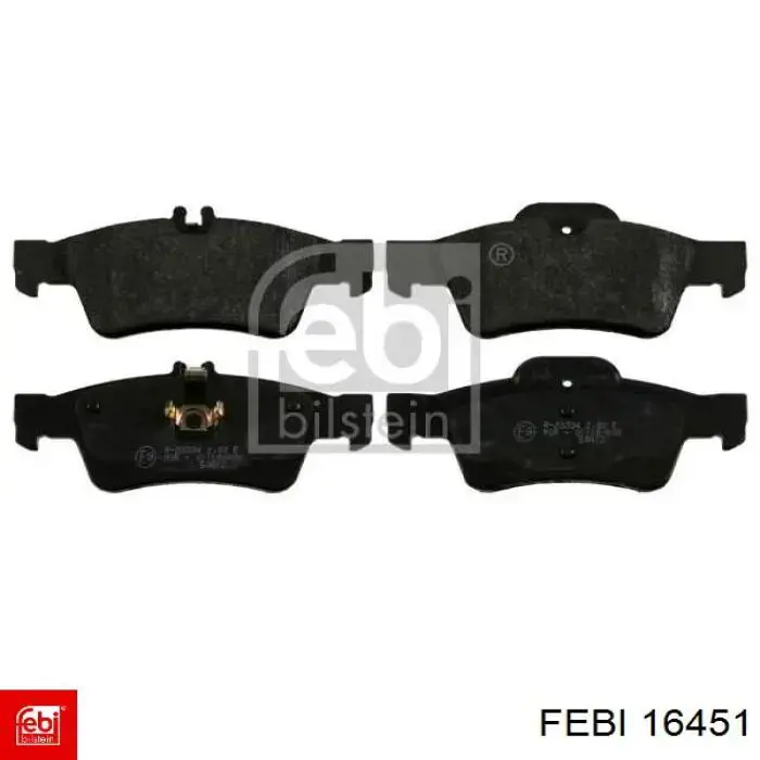 Купить 16451 Febi Колодки тормозные задние, дисковые