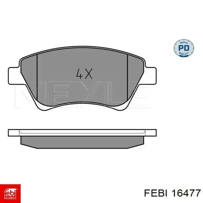 Колодки Febi 16477 цена, от 21.54 USD
